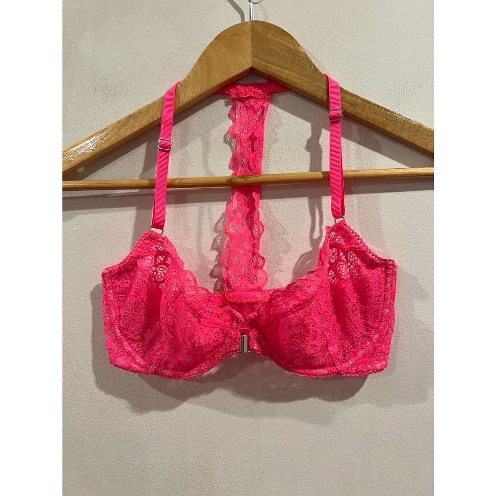Victoria Secret Dream Angel Lace Bra Size 32D - Picture 2 of 6